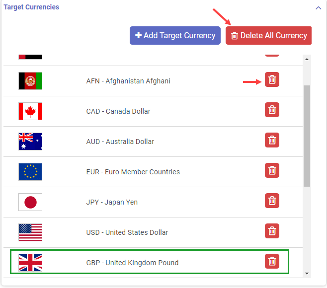 Shopify app to enable the currency conversion by enabling currency switcher on Shopify online store